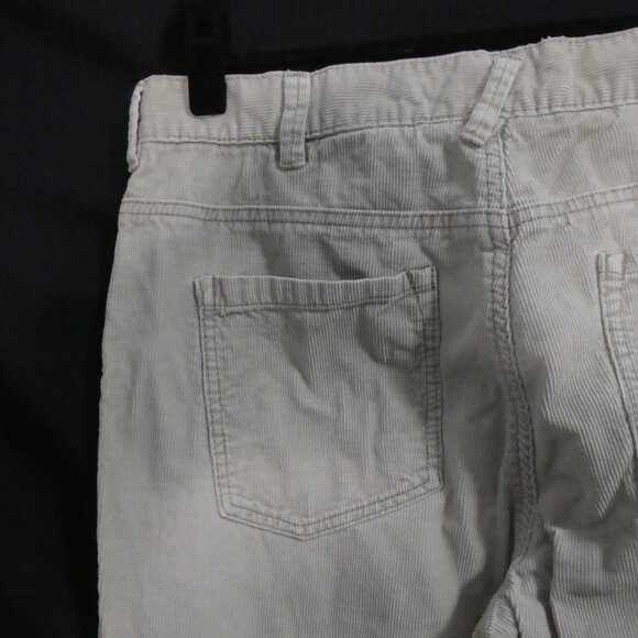 OLD NAVY - Boot-Cut | 36 x 30 | Beige Cotton Cords / Corduroy Casual Pants - Picture 9 of 15